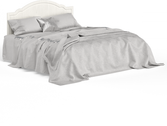 Ливерпуль Кровать 11.08 + основание + ножки, цвет ясень ваниль/белый, ШхГхВ 166х204х112 см., сп. м. 1600х2000 мм., б/м, ортопед есть