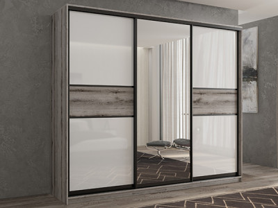 Шкаф-купе Кааппи 10 Эвок Окаменелый 190х45х230 см