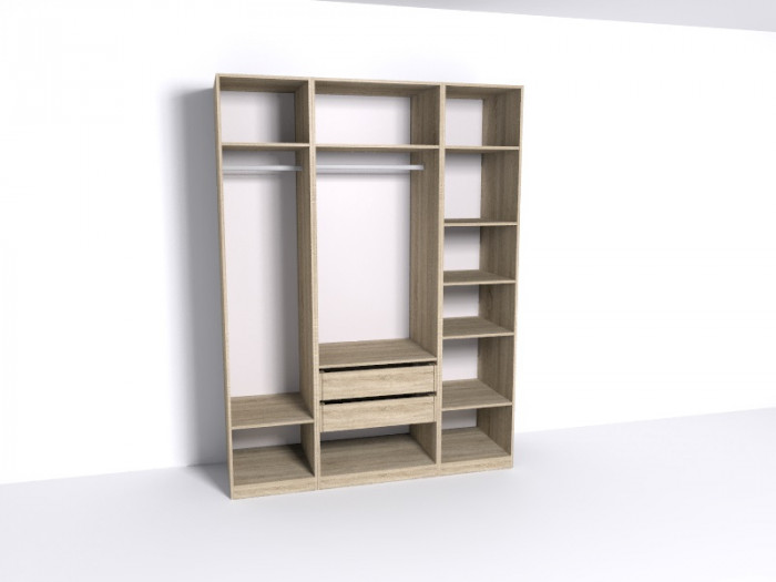 Гардеробная Рум. Комплект 4.2, дуб сонома