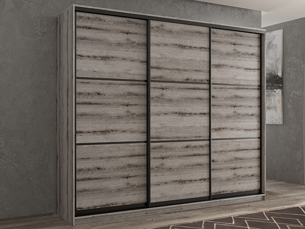 Шкаф-купе Кааппи 4 Эвок Окаменелый 200х60х230 см