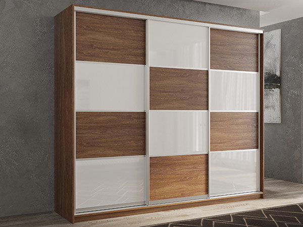 Шкаф-купе Кааппи 14 Морское Дерево Винтаж 180х60х230 см