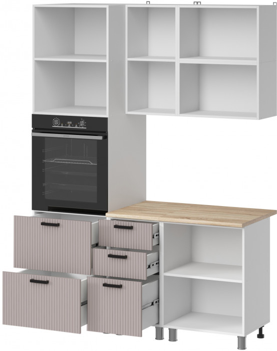 МК Аленушка 1,6м ПД 2 Лотос Кашемир,скоба антроцит,сонома