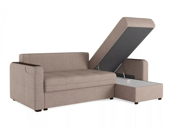 Диван угловой Smart 3 2Т-1Пф Рогожка Sherlock 932