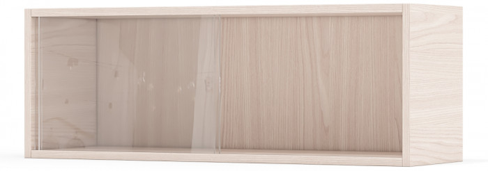 Полка книжная С-МД-КН01, ясень шимо светлый