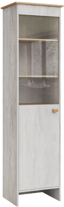 Модульная гостиная "Скандинавия", набор 1 - Бетон пайн светлый/Дуб наварра