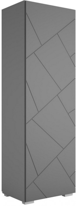 ГРАНЖ Шкаф ШК-001 (Белый (Шагрень) / Белый софт)