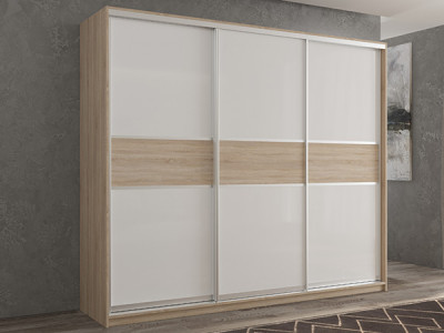 Шкаф-купе Кааппи 11 Сонома Светлый 180х45х230 см