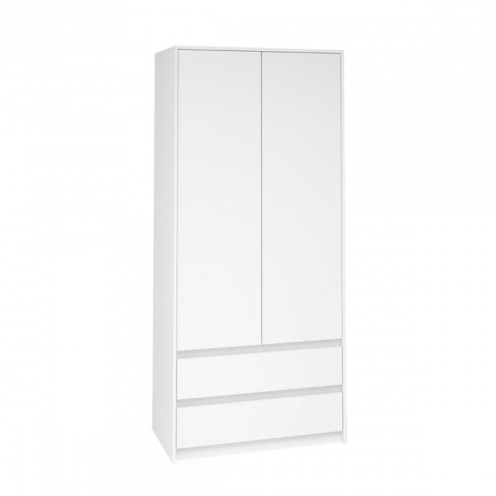 мс Айден ШК06-900 белый ЛДСП/белый ЛДСП