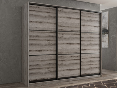 Шкаф-купе Кааппи 4 Эвок Окаменелый 230х60х230 см