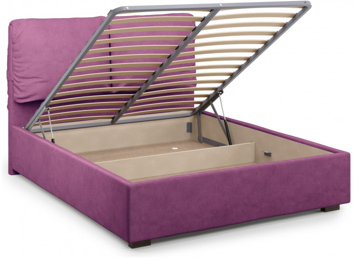 Кровать Trazimeno 160 с подъемным механизмом, Velutto 15