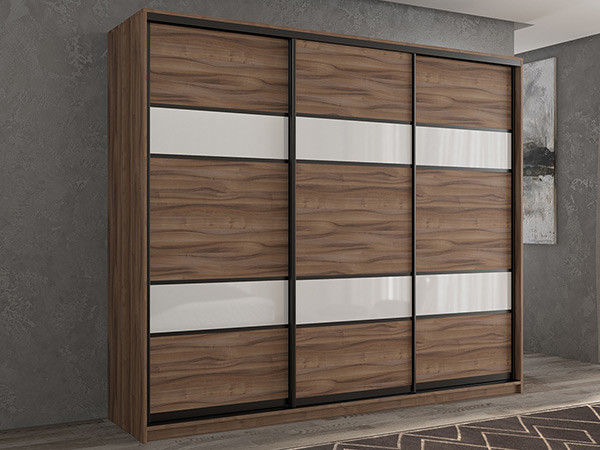 Шкаф-купе Кааппи 8 Орех Тьеполло 210х60х230 см