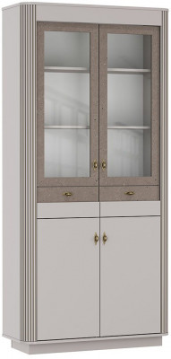 Шкаф-витрина Фантазия 34.05 Кашемир / Кашемир патина