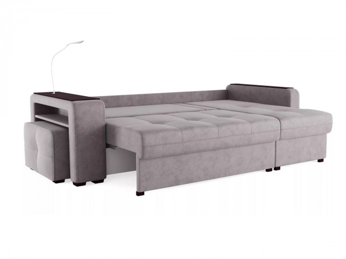 Диван угловой Smart 4 Б4-2Т-1Пф-Б3 Велюр Кашемир 890
