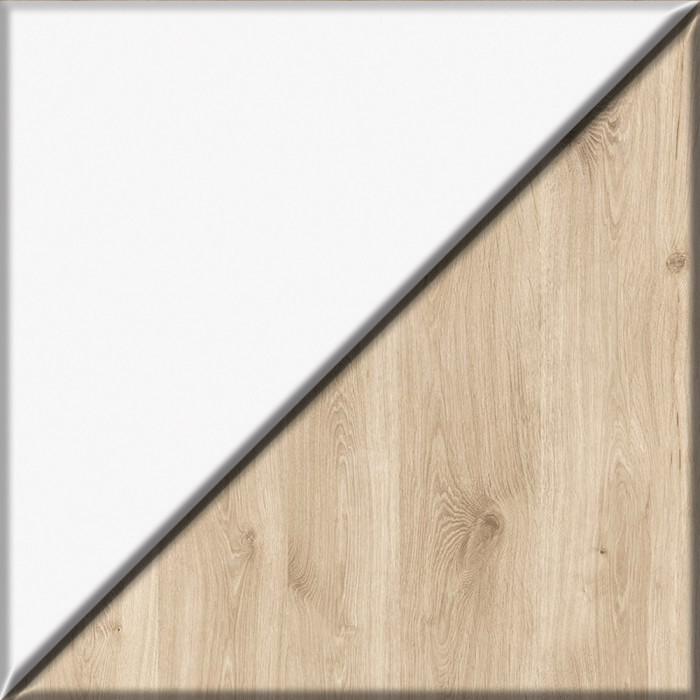 Эйп 13.322 Комод, цвет белый/дуб белый, ШхГхВ 85х41,5х75 см.