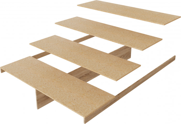 Модульная спальня Ливорно, набор 1, Орех донской