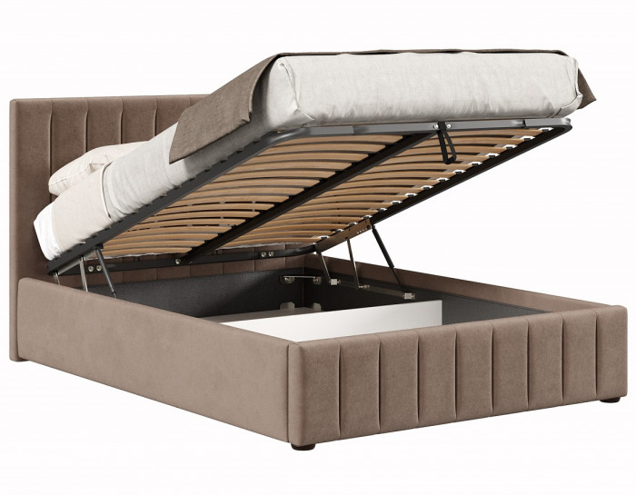 Кровать с подъёмным механизмом 1600 Верона, какао