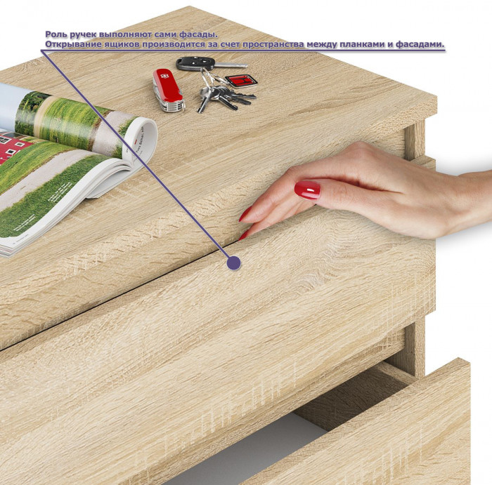 Мори Стол письменный МСП1200.1 + Тумба МТВ1204.1, цвет дуб сонома, ШхГхВ 240,8х50х76,6 см., универсальная сборка