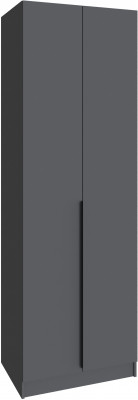 Шкаф Мадрид (0,75) без зеркала, Графит серый