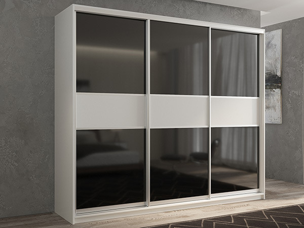 Шкаф-купе Кааппи 12 Белый Бриллиант 180х60х230 см