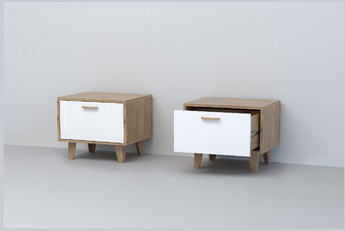 Эго Тумба Т-5 НГ (Камень Темный/Бетон Светлый)